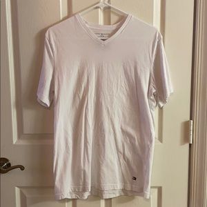 White Tommy Hilfiger V-neck